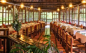 Restaurante del hotel Inkaterra en Aguas Calientes, Machu Picchu